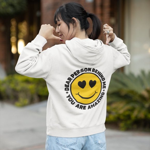 "Dear Person Behind Me" Brand New Unisex Hoodie Sweatshirt - Picture 2 of 2